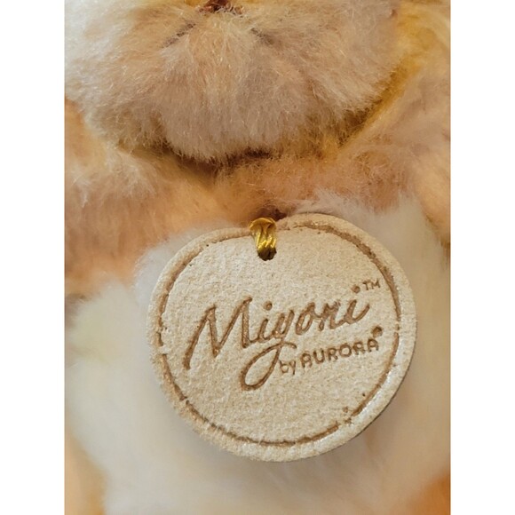 NWT Miyoni by Aurora Lop-Eared Cotton Tailed Bunny Rabbit Plush Stuffed Animal 5 - Picture 6 of 10
